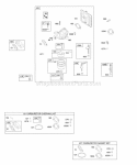Carburetor Carburetor Gasket Kits Diagram and Parts List for  Briggs and Stratton